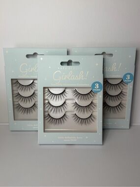 Kara Beauty Girlash! Naturally Glamorous False Eyelashes
3 boxes of 3 Pairs